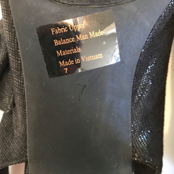 ABELLA Comfort Slingback Heels Peep Toe Dress Sandals Black Women’s Size 7 - Picture 15 of 16